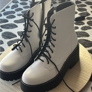 Lace Up Combat Boots